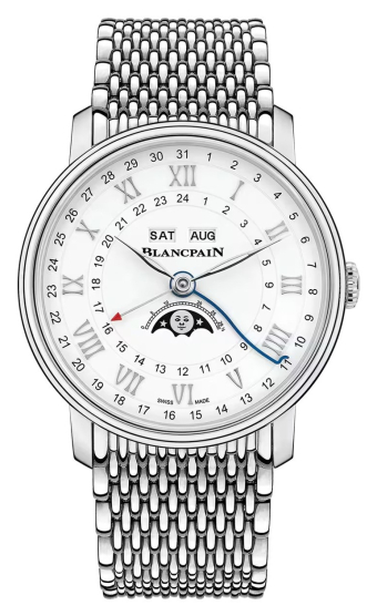 Blancpain Villeret Quantième Complet Phases de Lune GMT 40.50 mm 6676 1127 MMB