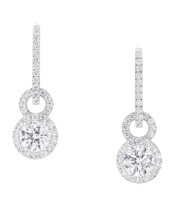 Серьги Graff Icon 8 Round Diamond Earrings RGE2103