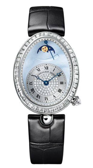 Breguet Reine de Naples Phase de Lune 8909 38.5 x 30.5 mm 8909BB/VD/964 D00D 3L