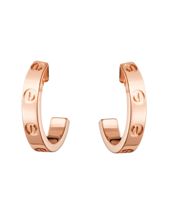 Серьги Cartier Love Hoop Earrings Small Model B8029000