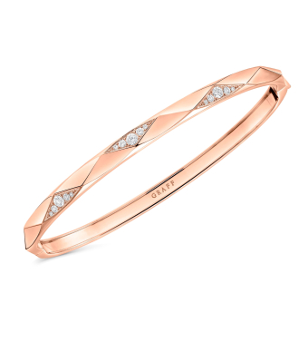Браслет Graff Laurence Graff Signature Faceted Pavé Diamond Bangle RGB695