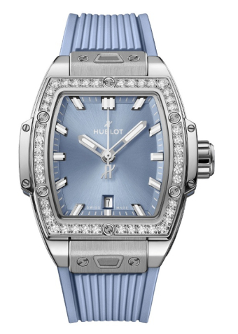 Hublot Spirit of Big Bang Steel Coal Blue Diamonds 32 mm 682.SX.717B.RX.1204
