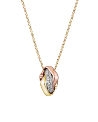 Подвеска Cartier Trinity Half-Paved Cushion-Shaped Pendant N7424481