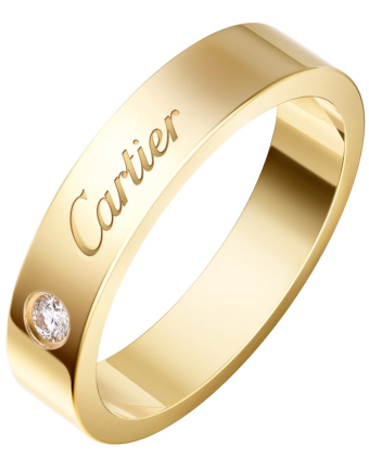 Обручальное кольцо Cartier C de Cartier 1 Diamond B4247252