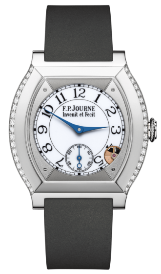F.P. Journe Elegante 40 mm Titanium 2 Rows of Diamonds Anthracite