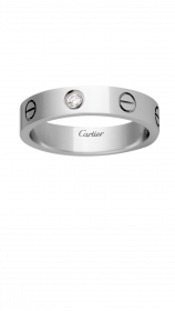 Обручальное кольцо Cartier Love Wedding Band 1 Diamond, артикул: B4050500