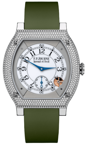 F.P. Journe Elegante 48 mm Titanium Set With Diamonds Khaki Green