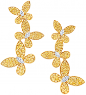 Серьги Graff Triple Pavé Butterfly Earrings