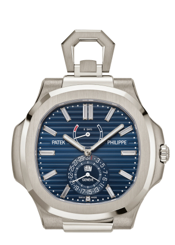 Настольные часы Patek Philippe Nautilus 50th Anniversary Desk Clock 50.65 mm 958G-001