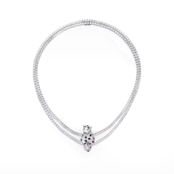 Колье Cartier Panthere de Cartier Necklace Multi-Wear Paved H7000539