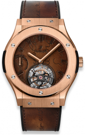 Hublot Classic Fusion Tourbillon Berluti Scritto King Gold