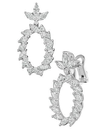 Серьги Chopard L'Heure du Diamant Marquise-cut Diamonds Earrings 84A062-1001