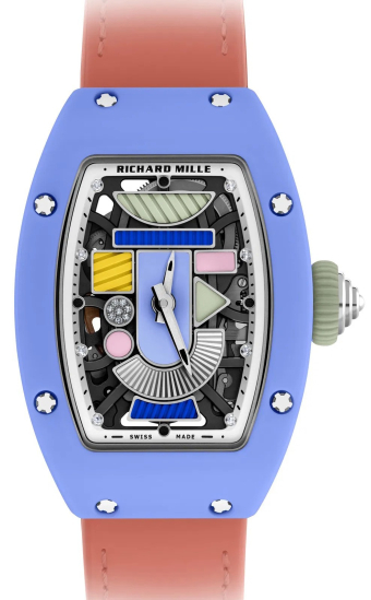 Richard Mille RM 07-01 Automatic Winding Coloured Ceramics Powder Blue 31.4 x 42.53 mm