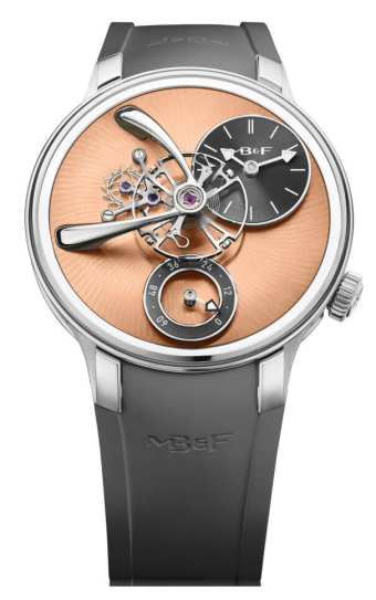 MB&F Legacy Machine 101 EVO Salmon Dial