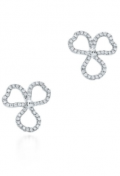 Серьги Tiffany Paper Flowers Diamond Open Flower Earrings 61626573