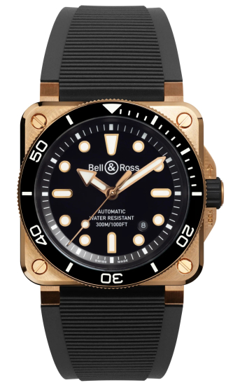 Bell & Ross BR-03 Diver Black Bronze 42 mm BR03A-D-BL-BR/SRB