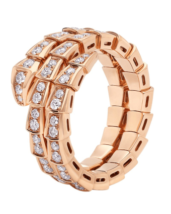 Кольцо Bvlgari Serpenti Viper Two-Coil Ring 357261