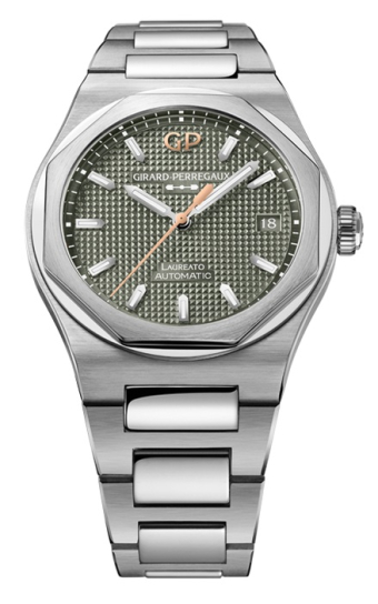 Girard Perregaux Laureato 38 mm Sage Green 81005-11-3407-1CM