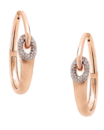 Серьги Graff Be Together Diamond Hoop Earrings RGE1977