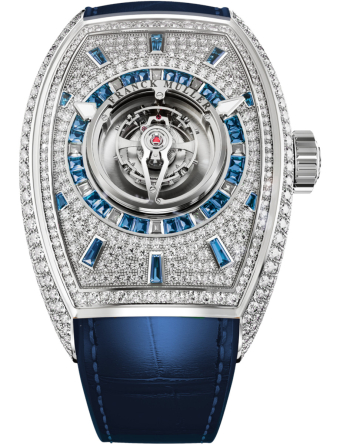 Franck Muller Curvex CX Grand Central Tourbillon Rainbow 36.5 x 52.65 mm CX 36 TCTR DCD BAG OG OG BL OG