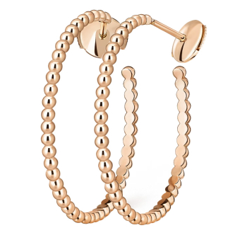 Серьги-кольца Van Cleef & Arpels Perlee Perles d'or Small VCARN9PL00
