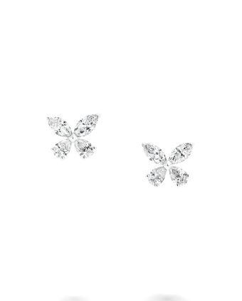 Серьги Graff Classic Butterfly Diamond Petite Stud Earrings RGE1855