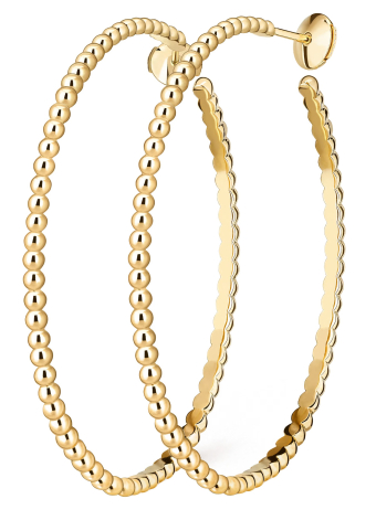Серьги-кольца Van Cleef & Arpels Perlee Perles d'or Large VCARP7RZ00