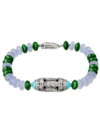 Браслет Cartier Geometrie & Contrastes Chalcedony Paved H6025417