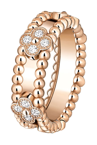 Кольцо Van Cleef & Arpels Perlee Sweet Clovers VCARPJMY00