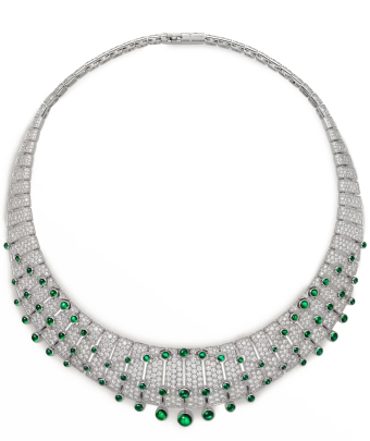 Колье Cartier Le Voyage Recommence Emerald Paved CRH7001004
