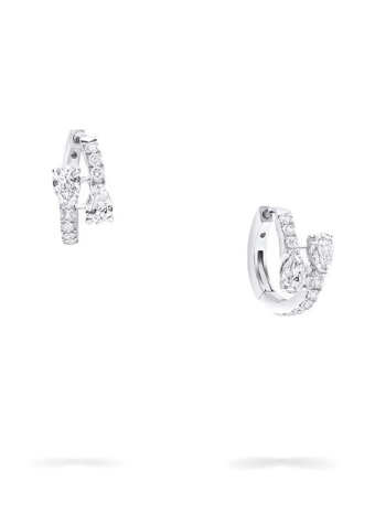 Серьги Graff Duet Diamond Hoop Earrings RGE1564