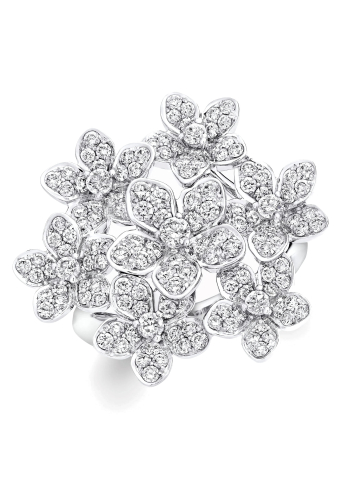 Кольцо Graff Wild Flower Large Diamond Cluster Ring RGR844