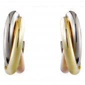 Серьги Cartier Trinity Earrings, артикул: B8017100