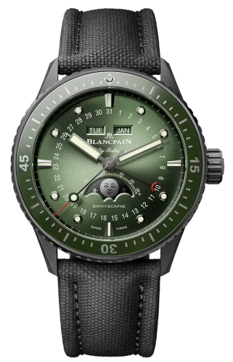 Blancpain Fifty Fathoms Bathyscaphe Quantieme Complet Phases de Lune 43.6 mm 5054 0153 B52A