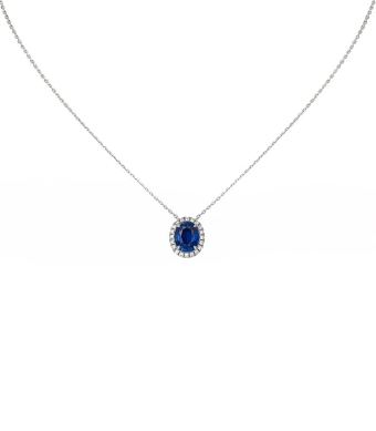 Кулон Cartier Destinée Oval-Cut Sapphire Paved N7424382