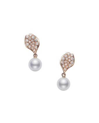 Серьги Mikimoto Les Petales Place Vendome Pierced Earrings PE-1796PI