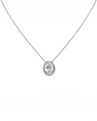 Кулон Cartier Destinée Oval-Cut Diamond Paved N7424257