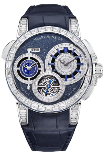 Harry Winston Ocean Tourbillon GMT Worldtimer 46 mm OCEATG46WW002