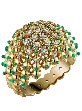 Браслет Cartier Cactus de Cartier Emerald Beads Diamonds H6015317
