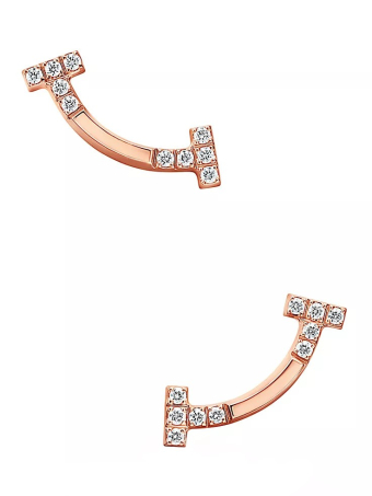Серьги Tiffany T Smile Mini Earrings 75533357