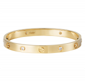Браслет Cartier Love Bracelet 4 Diamonds, артикул: B6035917