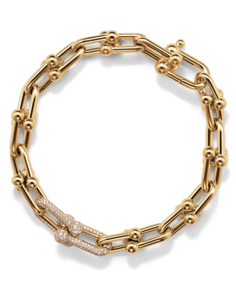 Браслет Tiffany HardWear Medium Link Bracelet Pavé Diamonds 70751194