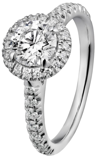 Кольцо для помолвки Cartier Destinée Solitaire Brilliant-Cut Diamond Paved N4726752