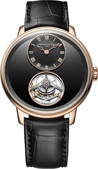 Arnold & Son Chronometry Ultrathin Tourbillon Red Gold Onyx 41.5 mm 1UTBR.Z02A.C1375R