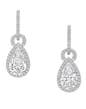 Серьги Graff Icon 8 Pear Shape Diamond Earrings RGE2027