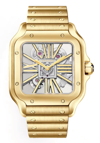 Cartier Santos De Cartier Skeleton Large WHSA0042