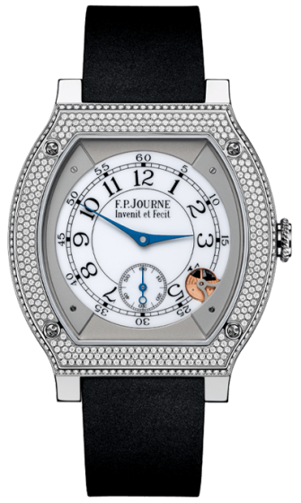 F.P. Journe Elegante 48 mm Titanium Set With Diamonds Black