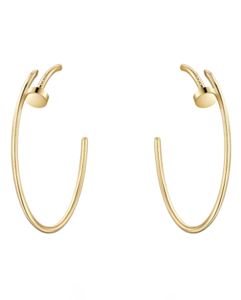 Серьги Cartier Juste un Clou Hoop Earrings Large B8301525