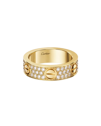 Кольцо Cartier Love Paved Ring Classic Model B4238952