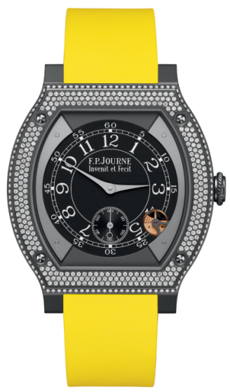 F.P. Journe Elegante 48 mm Titalyt® Set With Diamonds Yellow